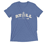 Image of Atoll Board Co Short sleeve tri-blend tee with Atoll Vibes Pineapple Graphic - Blue Triblend, L - Blue Triblend,L 8080440F