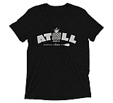 Image of Atoll Board Co Short sleeve tri-blend tee with Atoll Vibes Pineapple Graphic - Solid Black Triblend, S - Solid Black Triblend,S 394B0FFE