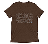 Image of Atoll Board Co Short sleeve triblend t-shirt with Atoll Grain Graphic - Brown Triblend, L - Brown Triblend,L 13A7A2BB
