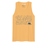 Image of Atoll Board Co Tank Top with Atoll Grain Design - Squash, M - Squash,M 0163B254