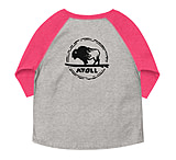 Image of Atoll Board Co Toddler baseball shirt - Vintage Heather/ Vintage Hot Pink, 3T - Vintage Heather/ Vintage Hot Pink,3T 69215AF1