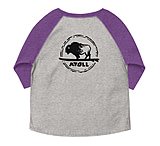 Image of Atoll Board Co Toddler baseball shirt - Vintage Heather/ Vintage Purple, 3T - Vintage Heather/ Vintage Purple,3T F9191403