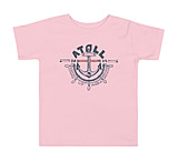 Image of Atoll Board Co Toddler Short Sleeve Tee with Atoll Anchor Graphic - Pink, 4T - Pink,4T 59A66871