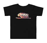Image of Atoll Board Co Toddler Short Sleeve Tee with Atoll Bison Color Shift Graphic - Black, 3T - Black,3T D85CAFB3