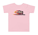 Image of Atoll Board Co Toddler Short Sleeve Tee with Atoll Bison Color Shift Graphic - Pink, 5T - Pink,5T 4373D48C