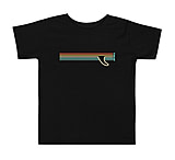 Image of Atoll Board Co Toddler Short Sleeve Tee with Atoll Fin Graphic - Black, 3T - Black,3T 514D2700