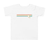Image of Atoll Board Co Toddler Short Sleeve Tee with Atoll Fin Graphic - White, 5T - White,5T 94E826D8