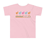 Image of Atoll Board Co Toddler Short Sleeve Tee with Atoll Flamingo Design - Pink, 2T - Pink,2T 5C7C756B