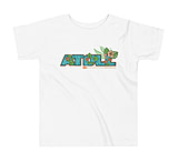 Image of Atoll Board Co Toddler Short Sleeve Tee with Atoll Floral Graphic - White, 5T - White,5T 49E0A715