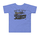 Image of Atoll Board Co Toddler Short Sleeve Tee with Atoll Paddle Board Truck Graphic - Heather Columbia Blue, 2T - Heather Columbia Blue,2T 3785342F