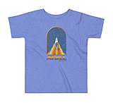 Image of Atoll Board Co Toddler Short Sleeve Tee with Atoll Paddle Board Wake Graphic - Heather Columbia Blue, 4T - Heather Columbia Blue,4T CED8C7D7