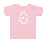Image of Atoll Board Co Toddler Short Sleeve Tee with Atoll Shark Fossil Graphic - Pink, 3T - Pink,3T E1B16621