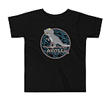 Image of Atoll Board Co Toddler Short Sleeve Tee with Atoll T-Rex Dinosaur Graphic - Black, 2T - Black,2T FF6F65A1
