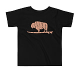 Image of Atoll Board Co Toddler Short Sleeve Tee with Atoll Vintage Bison Graphic - Black, 3T - Black,3T D64E1403