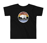 Image of Atoll Board Co Toddler Short Sleeve Tee with Atoll Vintage Sunset Graphic - Black, 2T - Black,2T 215D0FFD