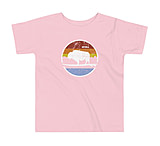 Image of Atoll Board Co Toddler Short Sleeve Tee with Atoll Vintage Sunset Graphic - Pink, 2T - Pink,2T 729731DD
