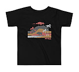Image of Atoll Board Co Toddler Short Sleeve Tee with Atoll Volcano Graphic - Black, 2T - Black,2T 45872854