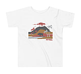 Image of Atoll Board Co Toddler Short Sleeve Tee with Atoll Volcano Graphic - White, 5T - White,5T 5CE3305E
