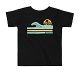 Image of Atoll Board Co Toddler Short Sleeve Tee with Atoll Wave Graphic - Black, 3T - Black,3T 9895828A