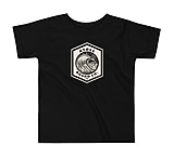 Image of Atoll Board Co Toddler Short Sleeve Tee with Atoll Wave Graphic - Black, 5T - Black,5T D25294C2