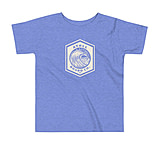 Image of Atoll Board Co Toddler Short Sleeve Tee with Atoll Wave Graphic - Heather Columbia Blue, 4T - Heather Columbia Blue,4T F753285C