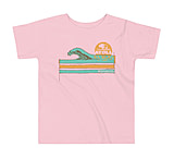 Image of Atoll Board Co Toddler Short Sleeve Tee with Atoll Wave Graphic - Pink, 2T - Pink,2T 46E97278