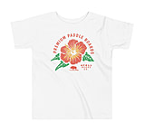 Image of Atoll Board Co Toddler Tee with Atoll Paddle Board Island Flower Graphic - White, 2T - White,2T 5E5F450F