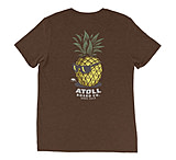 Image of Atoll Board Co Tri Blend Tee with Atoll Pineapple Head Graphic - Brown Triblend, 3XL - Brown Triblend,3XL 88954C50