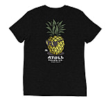 Image of Atoll Board Co Tri Blend Tee with Atoll Pineapple Head Graphic - Solid Black Triblend, 3XL - Solid Black Triblend,3XL 486D8DDB