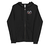 Image of Atoll Board Co Unisex fleece zip up hoodie with Atoll Eagle Graphic - L - L C41CAAF1