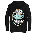 Image of Atoll Board Co Unisex Hoodie with Atoll Calm in Chaos Graphic - Black, XL - Black,XL 321D673E
