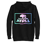 Image of Atoll Board Co Unisex Hoodie with Atoll Color Blend Graphic - Black, S - Black,S 284A01E2