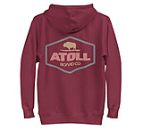 Image of Atoll Board Co Unisex Hoodie with Atoll Dimond Graphic - Maroon, 3XL - Maroon,3XL 2987E1A1