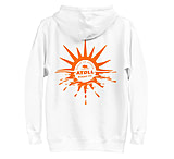 Image of Atoll Board Co Unisex Hoodie with Atoll Horizon Sunset Graphic - White, 3XL - White,3XL 5F33F8BF