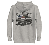 Image of Atoll Board Co Unisex Hoodie with Atoll Paddle Board Truck Graphic - Carbon Grey, XL - Carbon Grey,XL 762DF901