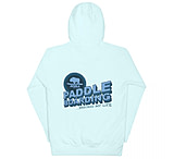 Image of Atoll Board Co Unisex Hoodie with Atoll Paddle Boarding Wrecked My Life Graphic - Sky Blue, XL - Sky Blue,XL DDBBEAE5