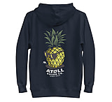 Image of Atoll Board Co Unisex Hoodie with Atoll Pineapple Head Graphic - Navy Blazer, M - Navy Blazer,M 042704F4