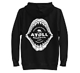 Image of Atoll Board Co Unisex Hoodie with Atoll Shark Fossil Graphic - Black, L - Black,L D5249FC1