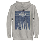 Image of Atoll Board Co Unisex Hoodie with Atoll SUP and Wake Graphic - Carbon Grey, S - Carbon Grey,S 44438C1F