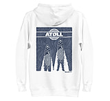 Image of Atoll Board Co Unisex Hoodie with Atoll SUP and Wake Graphic - White, XL - White,XL 232291FD