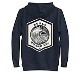 Image of Atoll Board Co Unisex Hoodie with Atoll Wave Graphic - Navy Blazer, 3XL - Navy Blazer,3XL 343A9B13