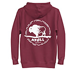 Image of Atoll Board Co Unisex Hoodie with Hand Drawn Atoll Logo - Maroon, XL - Maroon,XL 704FF254