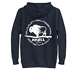 Image of Atoll Board Co Unisex Hoodie with Hand Drawn Atoll Logo - Navy Blazer, M - Navy Blazer,M 465DA853