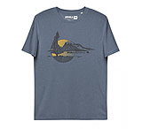 Image of Atoll Board Co Unisex organic cotton t-shirt with Atoll Lone Pine Graphic - Dark Heather Blue, L - Dark Heather Blue,L 4219D807