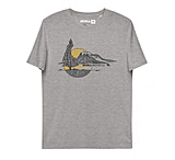 Image of Atoll Board Co Unisex organic cotton t-shirt with Atoll Lone Pine Graphic - Heather Grey, L - Heather Grey,L BAC8D393