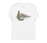 Image of Atoll Board Co Unisex organic cotton t-shirt with Atoll Lone Pine Graphic - White, S - White,S 19D52757