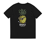 Image of Atoll Board Co Unisex Organic Cotton Tee with Atoll Pineapple Head Graphic - Black, 2XL - Black,2XL 2B732570