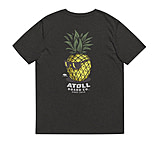 Image of Atoll Board Co Unisex Organic Cotton Tee with Atoll Pineapple Head Graphic - Dark Heather Grey, XL - Dark Heather Grey,XL 078FF62A