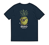 Image of Atoll Board Co Unisex Organic Cotton Tee with Atoll Pineapple Head Graphic - French Navy, 2XL - French Navy,2XL 4DBF448B