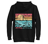 Image of Atoll Board Co Unisex Premium Hoodie with Atoll SUP Rider and Reef Graphic - Black, XL - Black,XL 9B7B41D6